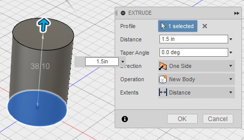 Extrude Circle